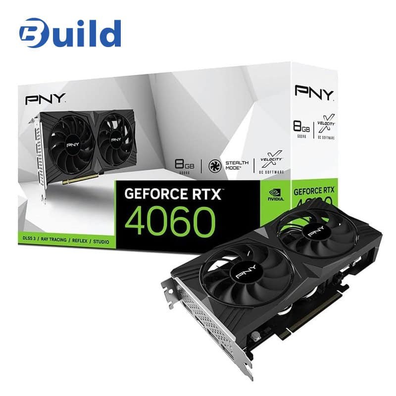 PNY GeForce RTX 4060 8GB VERTO Dual Fan GDDR6X Graphics Card