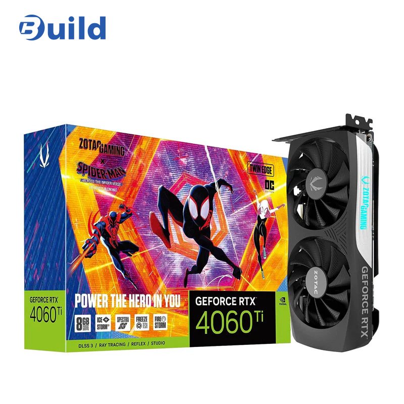ZOTAC RTX 4060 Ti 8GB Twin Edge OC SPIDER-MAN™ Edition 8GB GDDR6 RTX 4060 Ti 8GB Twin Edge OC SPIDER-MAN