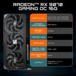 GIGABYTE RX 9070 GAMING OC 16GB – High-End Radeon Graphics - Image 3