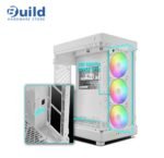 Gamdias NESO P1 PRO White Dual-Chamber Panoramic Case - Image 3