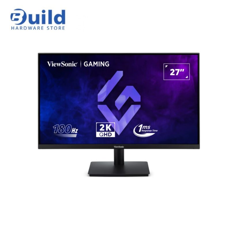ViewSonic VX27G1-HD 27" 180Hz FHD IPS Gaming Monitor, 1ms, IPS, HDR10, G-Sync Compatible, HDMI, DisplayPort , Black, 1 YEAR.