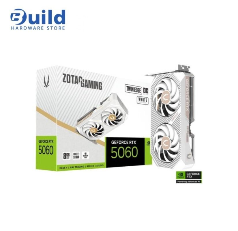 ZOTAC GAMING GeForce RTX 5060 8GB Twin Edge OC White Edition, 3YEAR