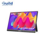 ARZOPA A1M Portable Monitor 17.3″ FHD 17.3 FHD IPS TOUCH 103% SRGB, USB‑C + Mini HDMI, Built‑in Kickstand, 3YEAR