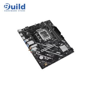 ASUS PRIME B760M-F WIFI, Intel® B760 LGA 1700 micro-ATX motherboard with PCIe 5.0, two PCIe 4.0 M.2 slots, DDR5, WiFi 6, Realtek 1Gb Ethernet, DisplayPort, HDMI™, SATA 6 Gbps, front USB 5Gbps ports, Aura Sync, 3year