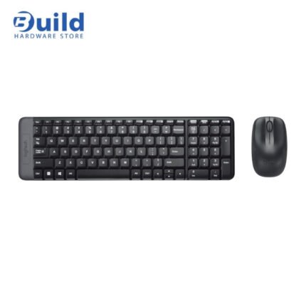 Logitech MK220 combo features a 10-meter wireless range, spill-resistant keyboard with 5 million keystrokes, optical mouse with 3 buttons, and sustainability with recycled plastics, compatible with Windows 10/11 and Chrome OS, 2YEAR