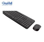 Logitech MK235 combo features a spill-resistant keyboard with 15 function keys, a smooth optical mouse with 3 buttons, for the keyboard and mouse respectively, 2YEAR