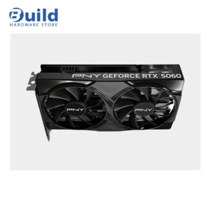 PNY Graphics Card GeForce RTX 5060 8GB GDDR7 OC Dual Fan DLSS 4, PCIe 3 YEAR