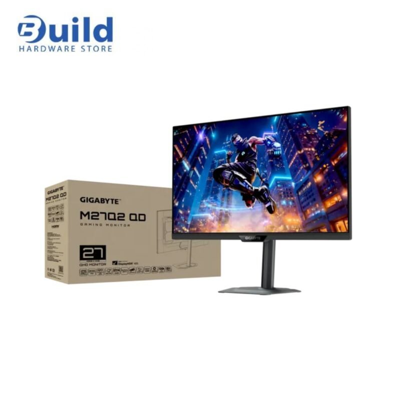 GIGABYTE M27Q2 QD 27 SS Gaming Monitor 27" QHD IPS 200Hz 2k 2560 x 1440, Display HDR400, 1ms GTG, HDMI- DisplayPort, 3YEAR