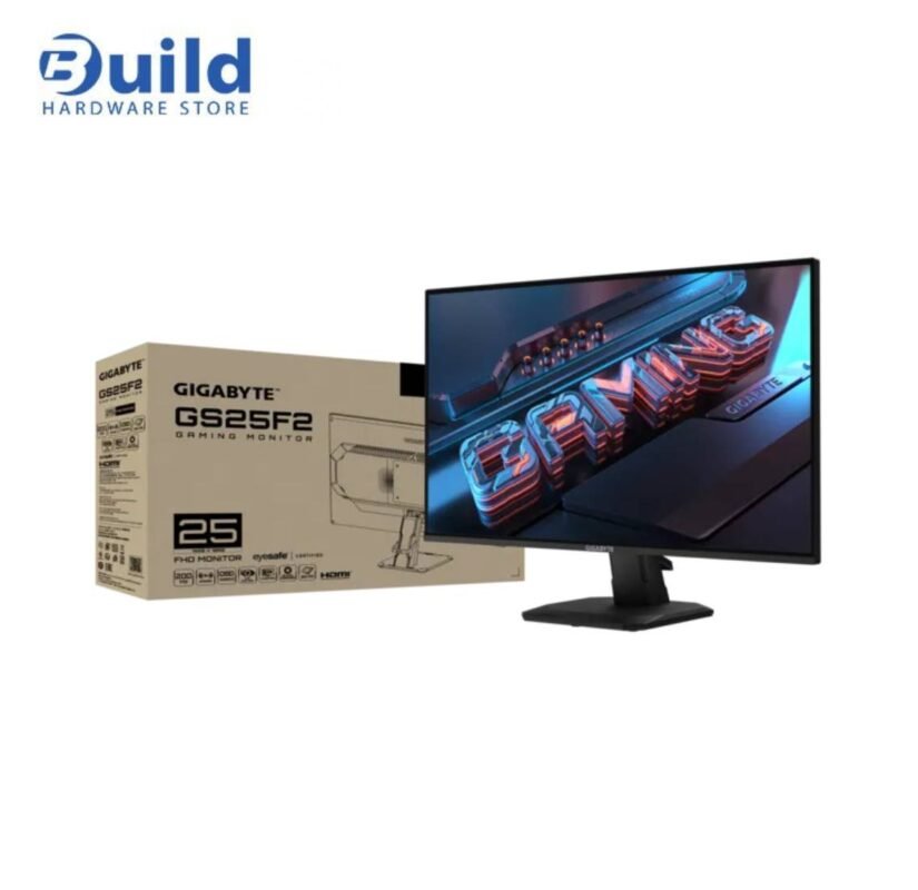 GIGABYTE GS25F2 Gaming Monitor 24.5" IPS FLAT FHD (1920 x 1080)1ms (GTG), 200Hz , 120% sRGB, HDMI-DisplayPort , 3 YEAR